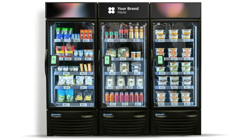 Premium, customized healthy office snacks, cold brew coffees, and traditional vending favorites provided for corporate breakrooms in Denver.